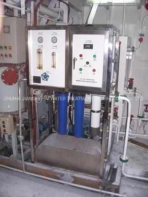 Industrial RO System 500 Lph Seawater Treatment System with Solar Power