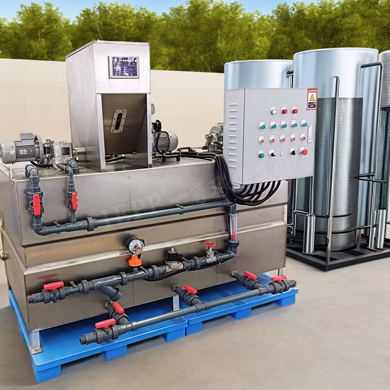 Automated Polymer Chemical Flocculant Preparation Dosing Unit System