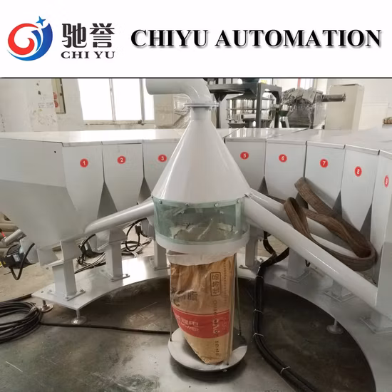 PVC Additives Weighing Machine Automatic Chemical Dosing Machine Rubber Mixer Vacuum Coneyor Pneumatic Conveying System