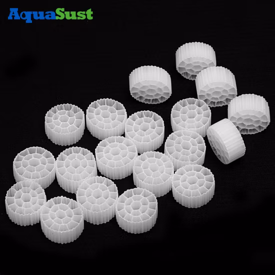 High Quality K1 K3 K5 Mbbr Bio Filter Media for Sewage Water Treatment Plant